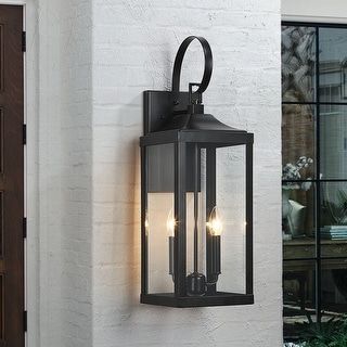 25.7"H 2-Light Large Outdoor Black Exterior Wall Lantern Sconce Light - Bed Bath & Beyond - 36951546 added by Stacia Fridley
