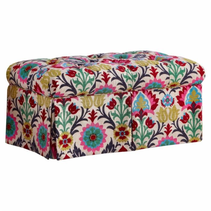 Chloe Skirted Storage Ottoman added by Kate Lynn Nemett