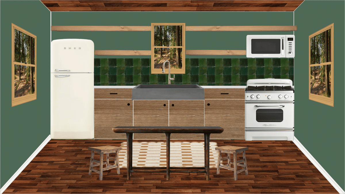 Green Kitchen Inspo designed by Spoak 