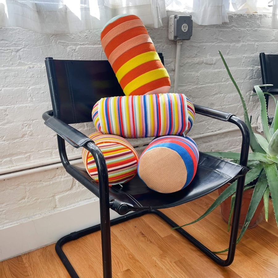 Quattro Stripe Bolster Pillow added by Taylor Backer