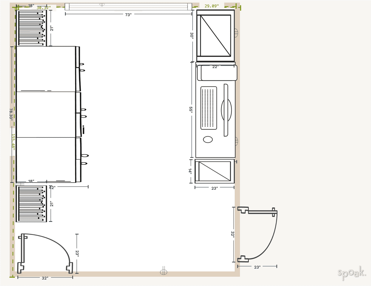 Office Plan designed by Emborah Jollie