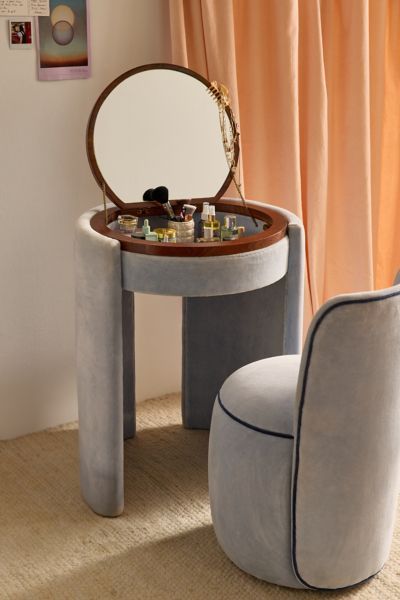 Jane Mirror Vanity & Stool Set added by Where The Heart Is Designs
