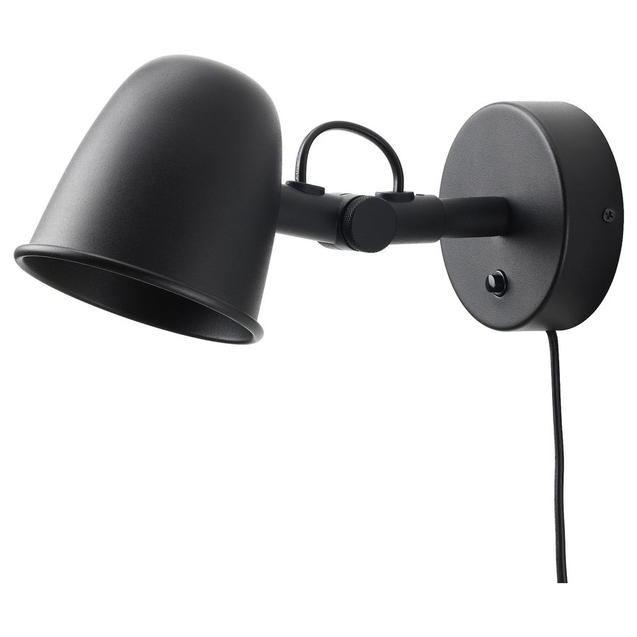 SKURUP Lámpara de pared, negro - IKEA Mexico added by Carla Gonçalves