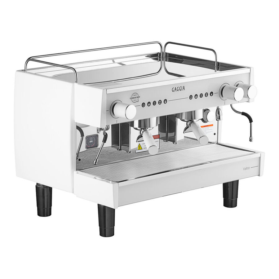 Gaggia Vetro White 2 Group Automatic Espresso Machine - 220V added by Lael Clark