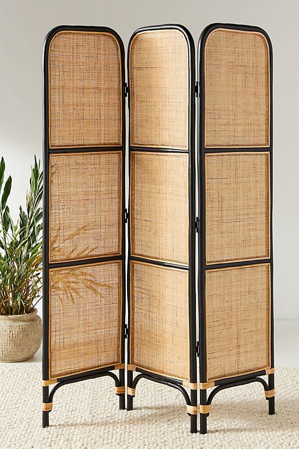 Scarlett Rattan Room Divider Screen added by Ryann Hoffman