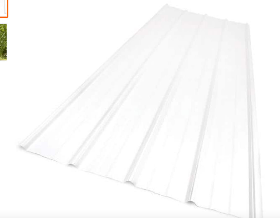 6 ft. Polycarbonate Roof Panel in White Opal added by courtney white