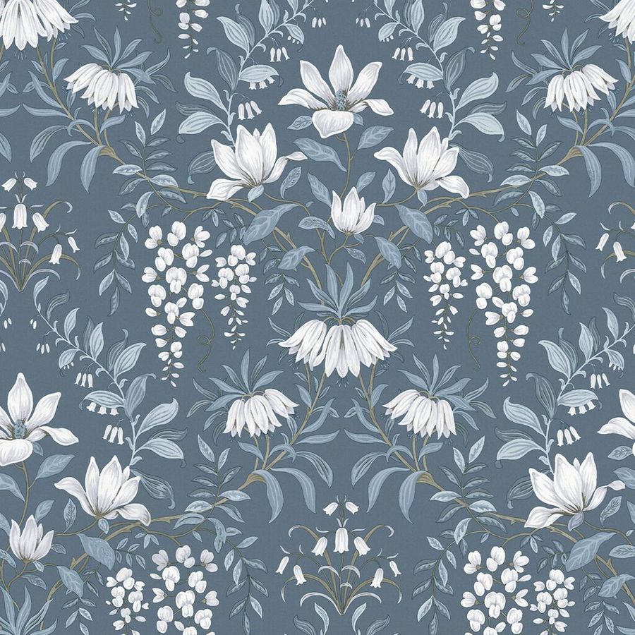 Laura Ashley Parterre Dark Seaspray Wallpaper | Wallpaper It added by Rachel Fedorov