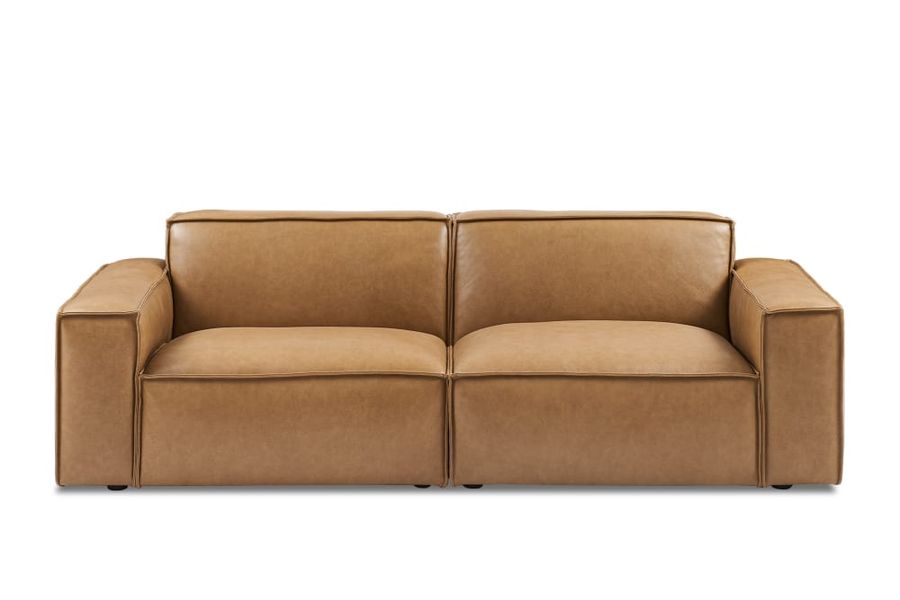 Jonathan Leather Sofa | Castlery added by Haley Hinson