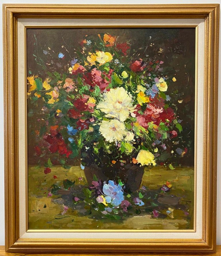 Unknown - Contemporary Floral Still Life Oil Painting 21st Century added by Mae Miller