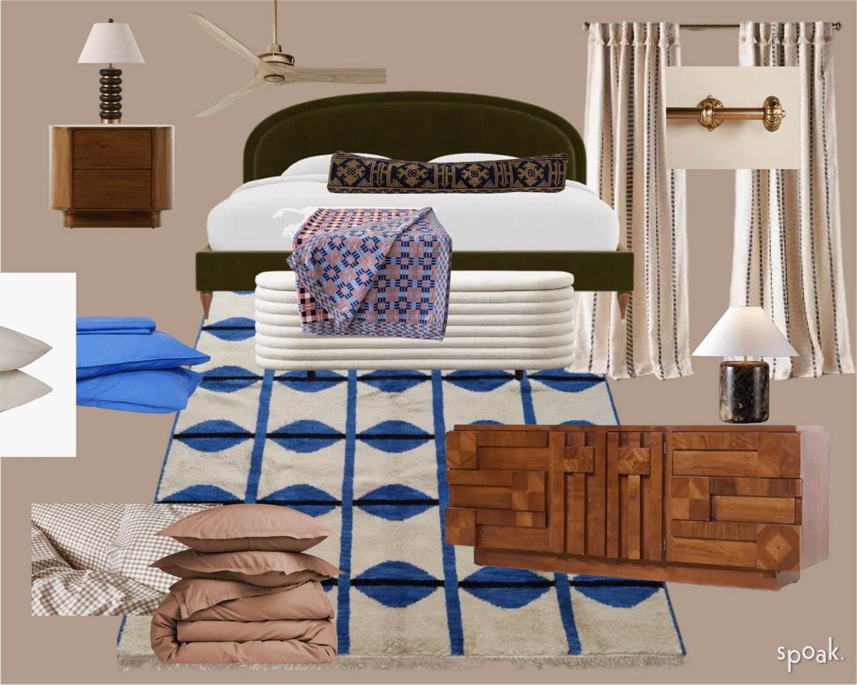 Bedroom Inspiration designed by Kelsey Klingenberg