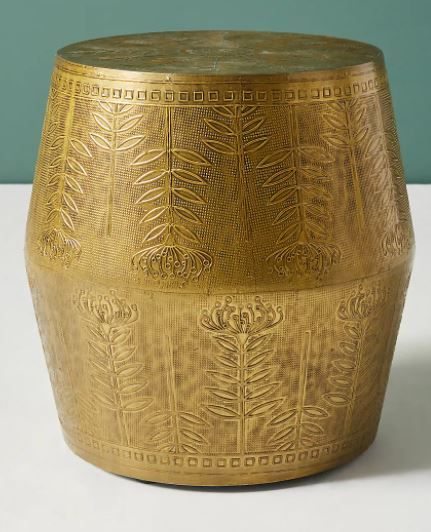 Embossed Drum Side Table added by Maddie Bender