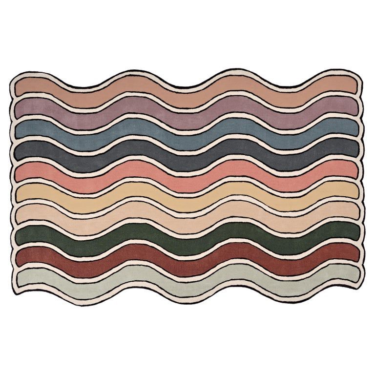 Wavy Rug Jewel Hand Tufted Carpet added by Melanie Kain