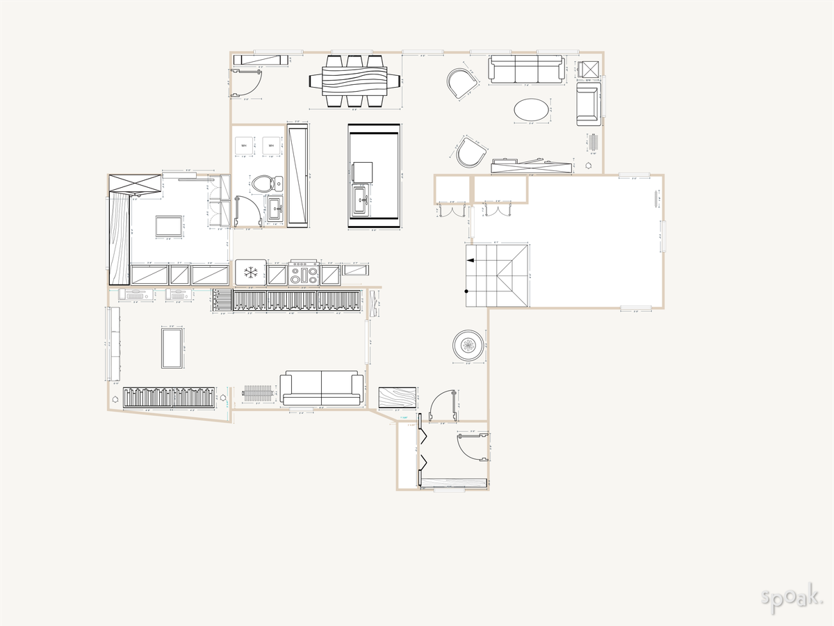 Two Story House Layout designed by Leanne Vomocil