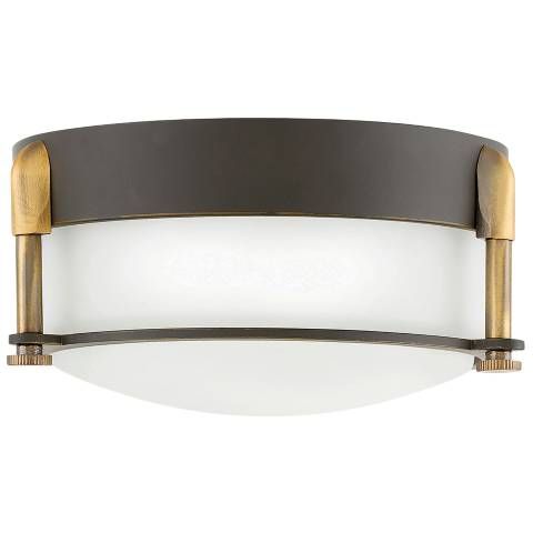 Hinkley- Colbin Small Flush Mount - #394G0 | Lamps Plus added by Kate McKay Designs