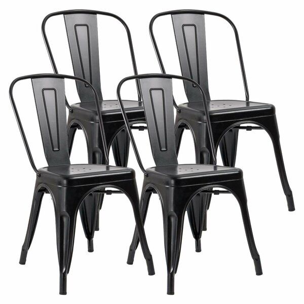 Lilian Slat Back Stacking Side Chair added by Stephanie Northrop