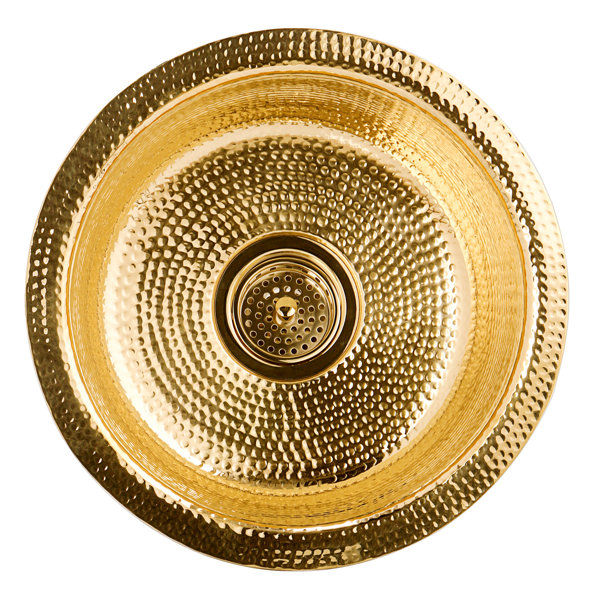Brightwork 15-Inch Hand Hammered Round Stainless Steel Bar Sink added by Megan Cummins