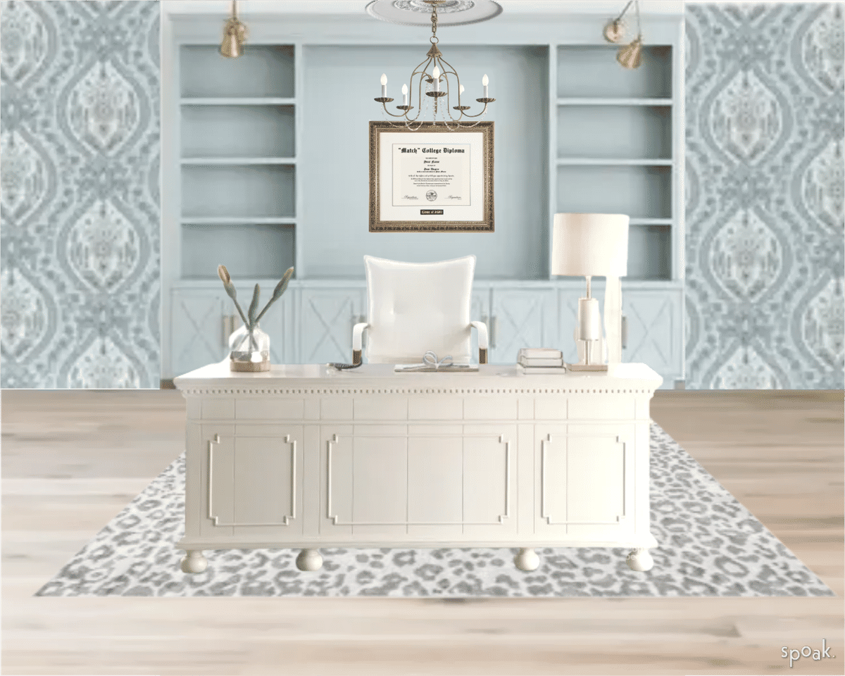 Shabby Chic Office Inspo designed by Corey Gilliland
