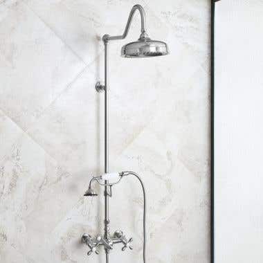 Mason Hill Collection Exposed Cross Handle Shower Set with Handshower added by Spoak Member