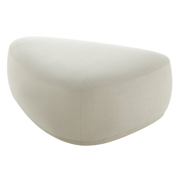 Adna 44'' Triangular Upholstered Ottoman added by erika grossman