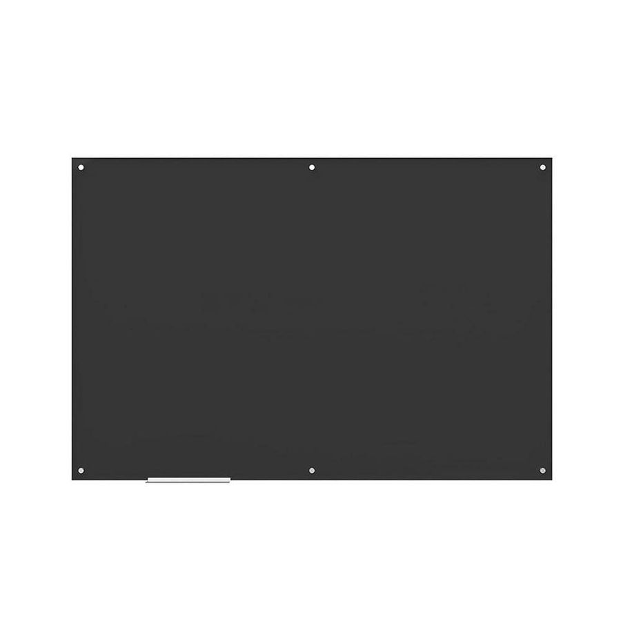 U Brands Glass Dry Erase Board 70 in. x 47 in. Frameless Black Surface 173U00-01 - The Home Depot added by Madison Subry