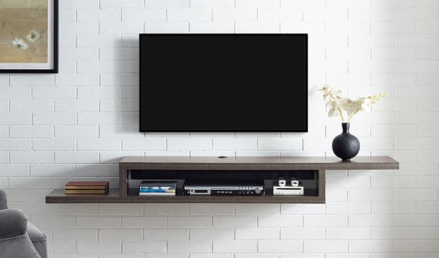 72 in. Asymmetrical Wall Mounted TV Shelf added by Christina Eberhard