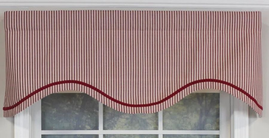 Striped Scalloped Window Valance added by Virginia Zasadny