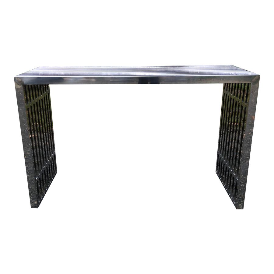 Mid-Century Modern Chrome Console in the Style of Theo Eicholtz added by Sophie Ungless