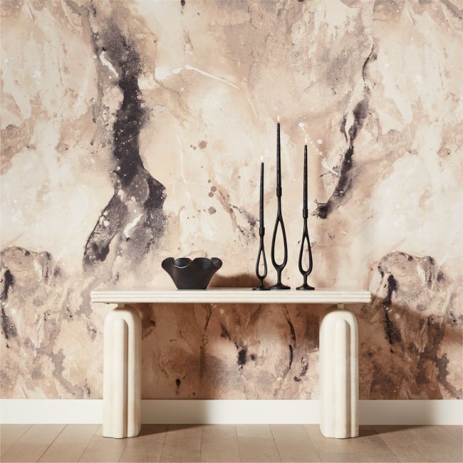 Paria Plaster Brown Wallpaper added by Natasha Antonioni