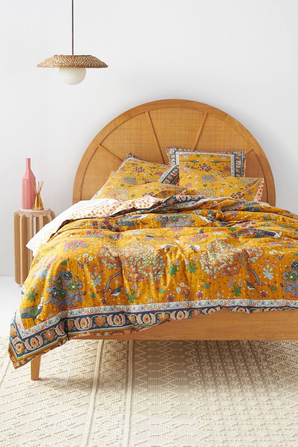 Darby cotton slub printed duvet added by Afton Welch