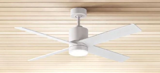 52" Malta 4 - Blade Standard Ceiling Fan with Remote Control and Light Kit Included | AllModern added by Alta Projects