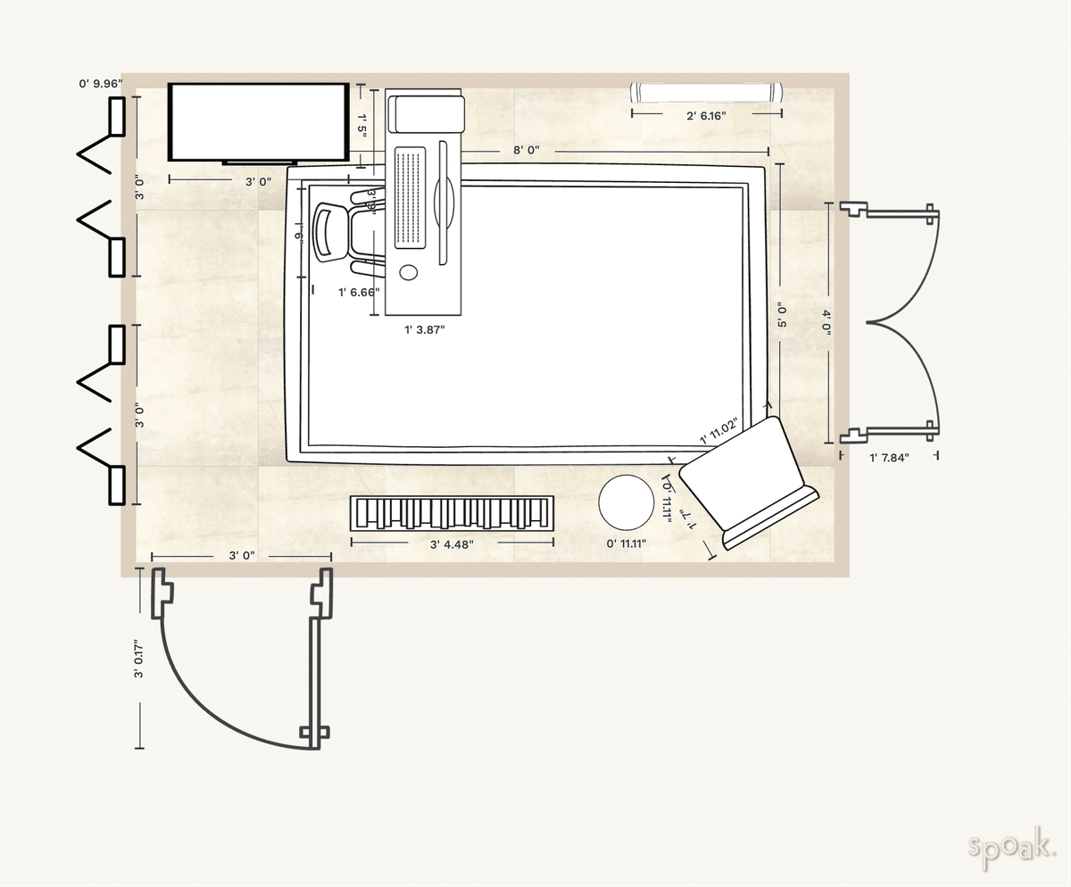 Office Layout designed by niki korman