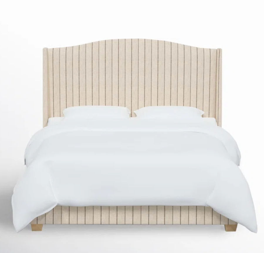 Allis Upholstered Wingback Bed added by Katherine Yeager
