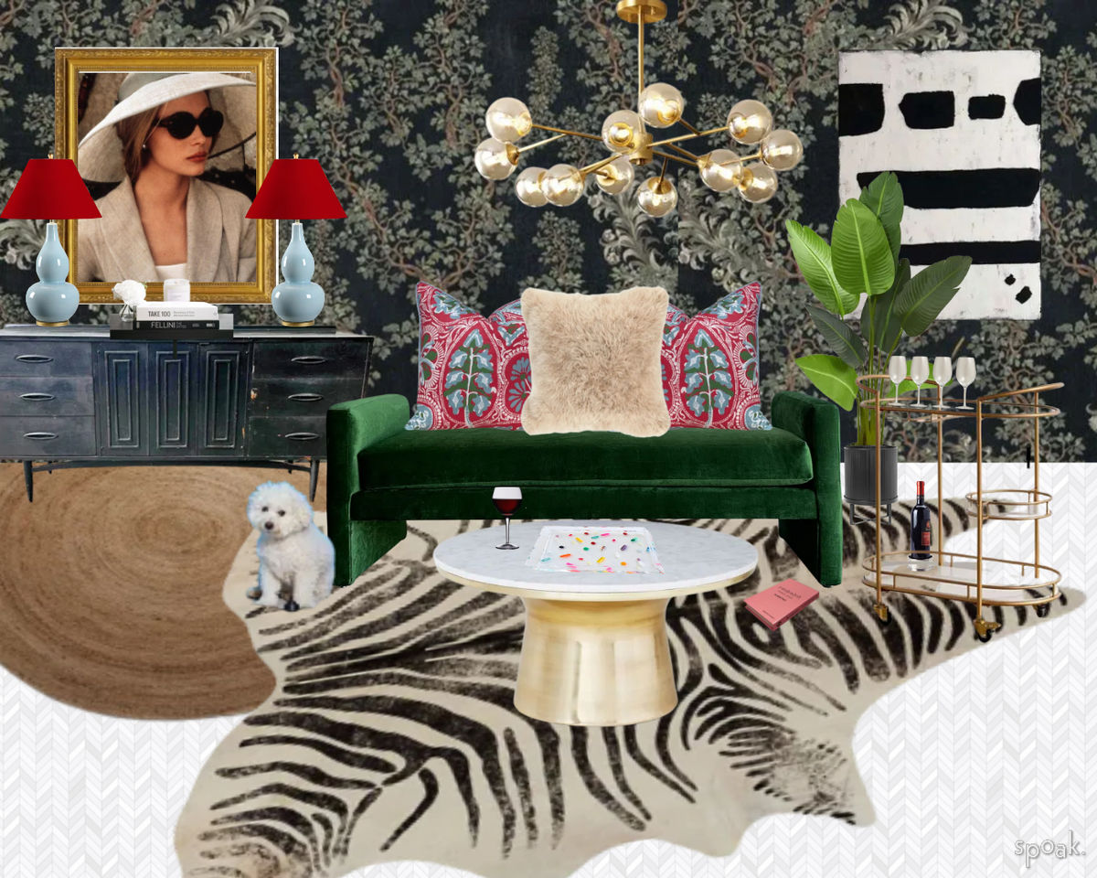 Kitchen + Living Room Inspiration designed by Katie Greenwood