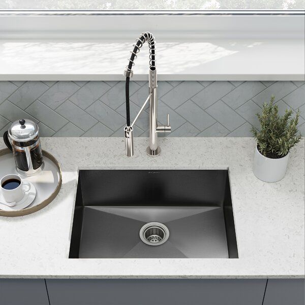 Tourner 27'' L Undermount Single Bowl Stainless Steel Kitchen Sink added by HELEN SALGADO