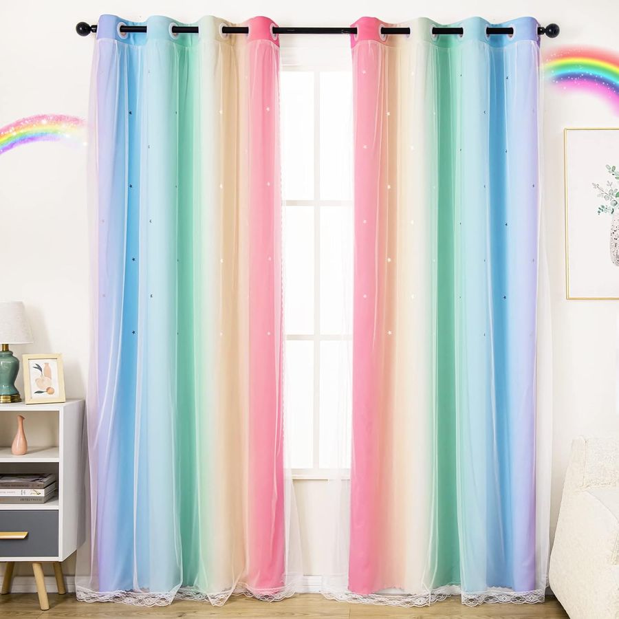 Curtains added by Leora Greenburg