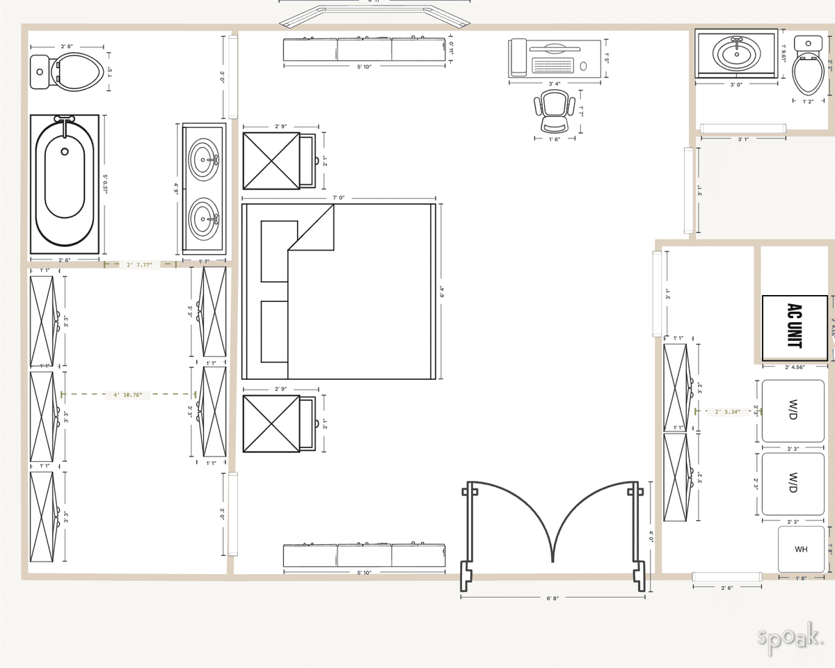 Apartment Plan designed by Carrie Griffiths