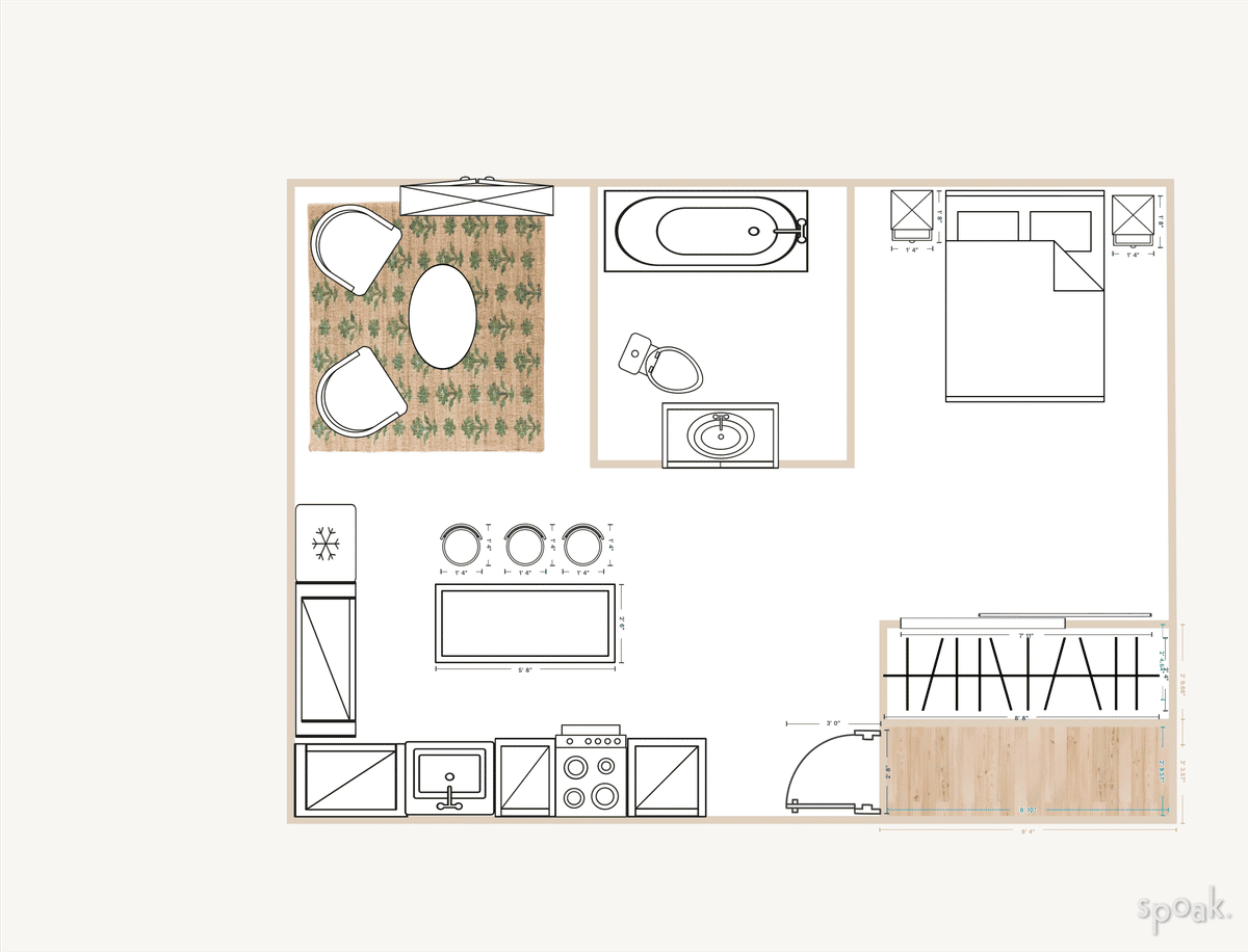 Apartment Plan designed by A Wir