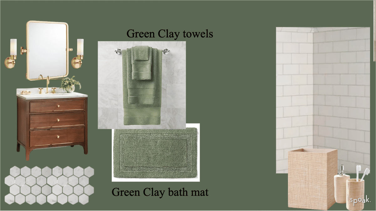 Vintage Bathroom Inspo designed by Elaine Wackerly