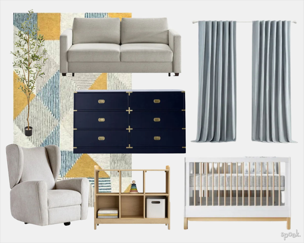 Nursery Inspiration designed by Grace Wagenman