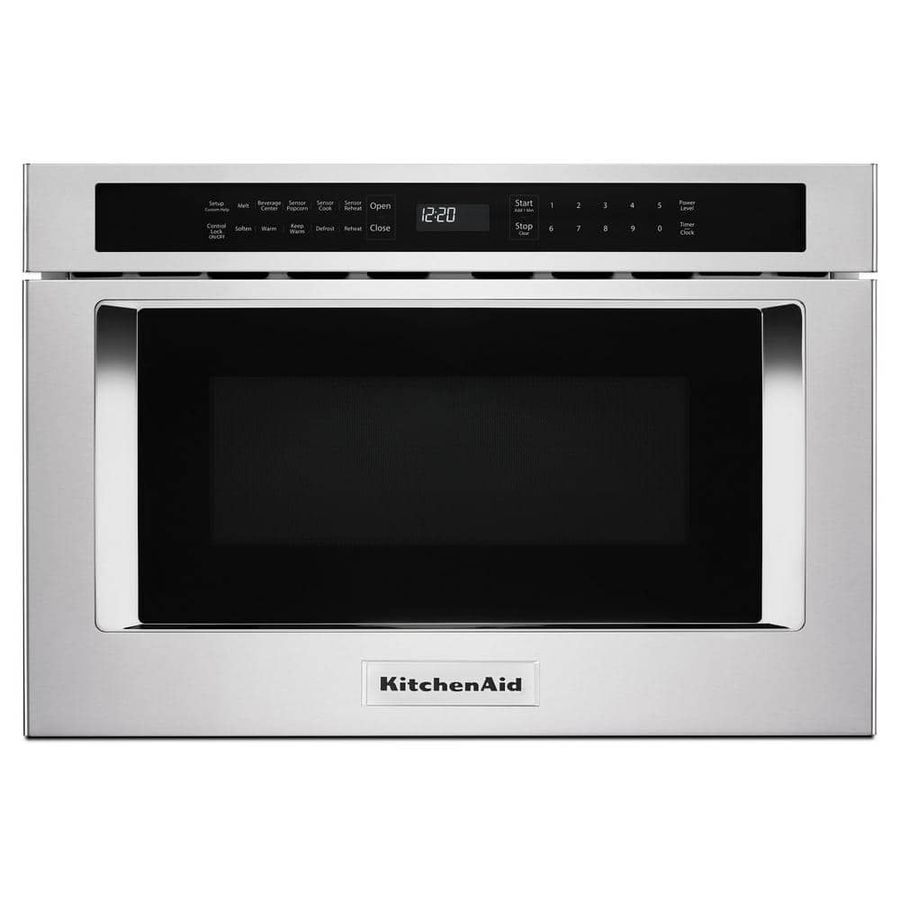 KitchenAid 1.2 cu. ft. Under-Counter Microwave Drawer in Stainless Steel KMBD104GSS - The Home Depot added by Emma Justice
