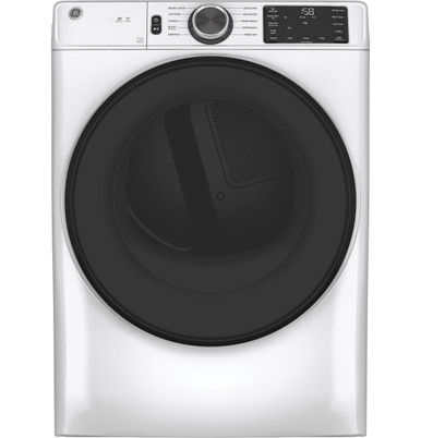 GE® ENERGY STAR® 7.8 cu. ft. Capacity Smart Front Load Electric Dryer with Sanitize Cycle|^|GFD55ESSNWW added by Melissa Goldberg
