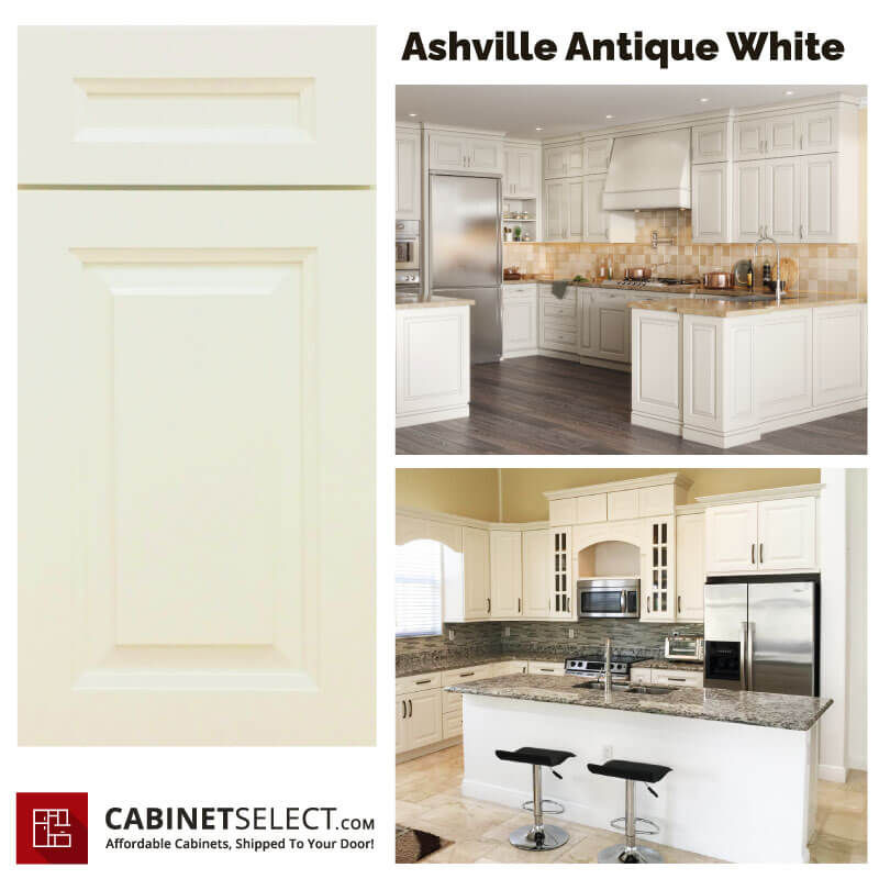 10×10 Ashville Antique White Kitchen by CabinetSelect added by Jordan Wiseman
