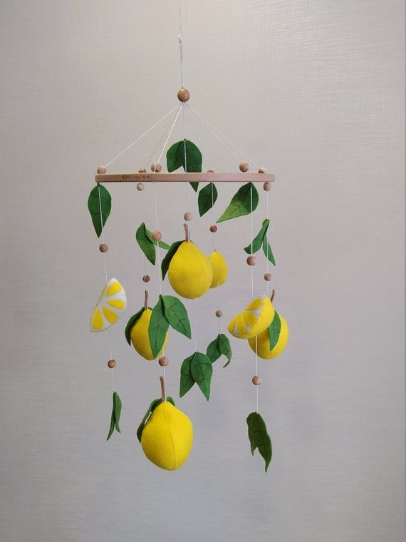 Baby Mobile Lemon Baby Mobile / Nursery Mobile Lemon/ Baby - Etsy added by Alicia LaPalombara
