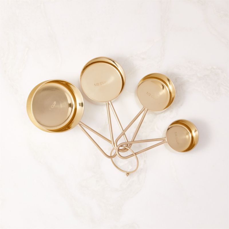 Dose Modern Champagne Gold Measuring Cups + Reviews | CB2 added by Spoak Member