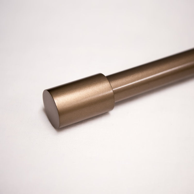 Etta Avenue™ Salut Adjustable 1" Single Curtain Rod & Reviews | Wayfair added by sallie tyler