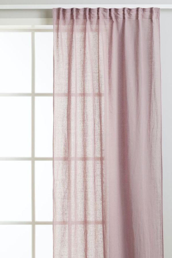 2-pack Multiway Linen-blend Curtains - Light purple - Home All | H&M US added by Olga Dragieva