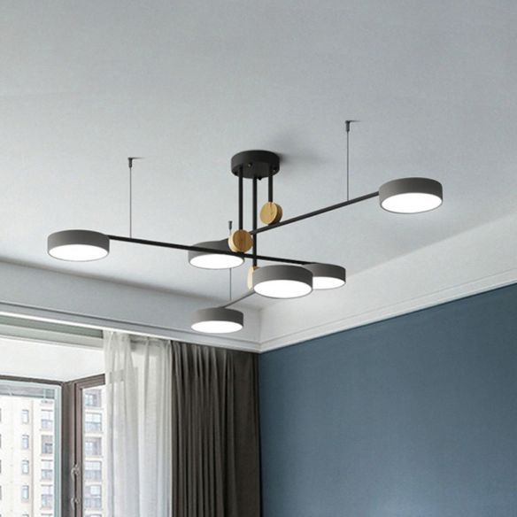 6 Light Metal and Black Fixture added by Alexina Salinas