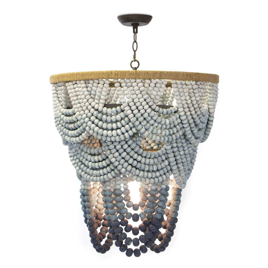 Coastal Living Ombre Wood Bead Chandelier added by Amy Marshall