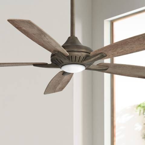 52" Minka Aire Dyno Heirloom Bronze LED Ceiling Fan with Remote - #67Y64 | Lamps Plus added by Brittany Carbullido