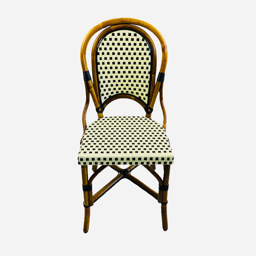 Montmartre Rattan Bistro Chair Ivory/Black added by Paulina Canini
